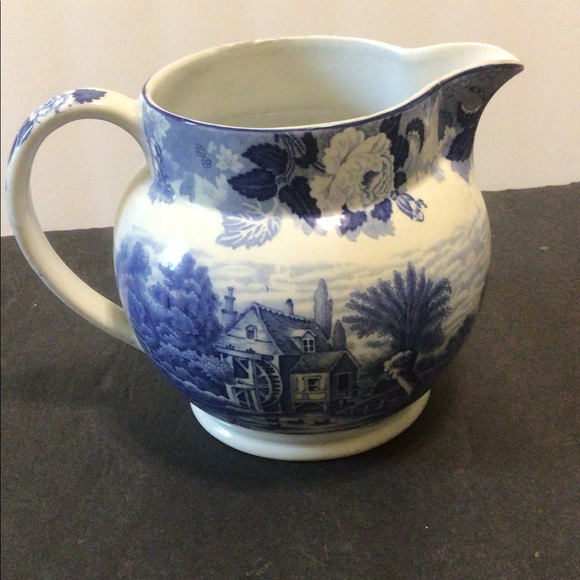 Vintage 6in Woods Ware English Pottery Pitcher - Picture 4 of 8